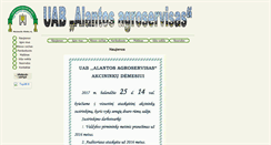 Desktop Screenshot of alantosagroservisas.lt